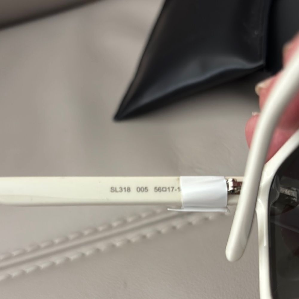 Saint Laurent White Sunglasses - Picture 4 of 7